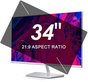 TYLGDSGS 34 Inch Computer Privacy Screen for 21:9 Aspect Ratio Widescreen Monitor,Removable Anti Spy Data Confidentiality Security Privacy Protector Film,Anti Blue Light Glare Monitor Privacy Filter