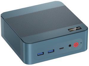 BOSGAME P2 Lite Mini PC 11 Pro, 12th Intel i5-12600H (12C/20T, up to 4.5GHz), 16GB DDR4 512GB PCIe SSD Mini Computers with HDMI+DP+TypeC Support Wi-Fi6E BT5.2, RJ45 Dual LAN
