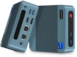 BOSGAME Mini PC P2 Pro, Intel i9 12900H(14C/20T, up to 5.0 GHz) Mini Computers 32GB Duan Channel DDR5 1TB m.2 NVMe SSD, Thunderbolt 4 Mini PC, Dual 2.5G LAN, WiFi 6E/BT5.2