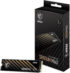MSI M461 M.2 2280 2TB PCI-Express 4.0 3D NAND Internal Solid State Drive (SSD)