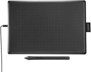 One by Wacom Drawing Tablet, Medium 10.9" x 7.4" Compact Graphics Tablet, Student Beginner Creative Pen Digital Drawing Pad for Chromebook, Mac, Windows