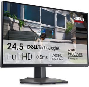 Dell G2524H Gaming Monitor - 24.5-inch FHD (1920x1080) 280Hz 0.5Ms Display, AMD FreeSync+NVIDIA G-SYNC Adaptive Sync Technology, Height/Pivot/Swivel/Tilt Adjustability - Black