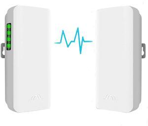 High-Performance 5.8GHz Wireless Bridge for Long-Range Connectivity & Surveillance - Compatible with Starlink Gen 2/3 - Easy Setup & Solar Power Supply - Ideal for Outdoor Applications