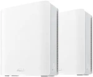 ASUS ZenWiFi BT6 Tri-Band WiFi 7 Mesh, 9.4 Gbps, 5800 sq.ft. (2pk), 2.5G WAN Port, Security and Parental Controls Included, Smart Home Master SSIDs, 4G & 5G Mobile Tethering- BT6 (W-2-PK)