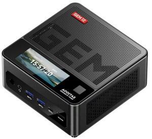 AOOSTAR GEM12 PRO MAX 8845HS Mini PC, AMD Ryzen 7 8845HS 32GB DDR5 RAM 1T M.2 2280 PEIC4.0 SSD, 1 x OCULINK/ USB4(PD|8K@60Hz)/1 x HDMI2.1/1 xDP 1.4, 2X 2.5G RJ45 (Black)