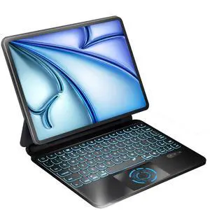 BABG Keyboard Case for iPad Air 11-inch (M2) 2024 & iPad Pro 11 inch (1st/2nd/3rd/4th Generation),Magic Keyboard Case with Multi-Touch Trackpad,Backlit,Compatible with 10.9" iPad Air 5th/4th Gen-BLACK