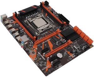 X99 Motherboard CPU Combo, LGA 2011-3 E5 2620 V3 CPU Motherboard Set Support 4 Channel DDR4 Memory, Module, Gigabit Network Card PC Motherboard for Desktop