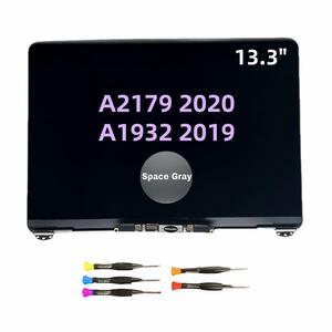 Replacement Screen for MacBook Air Retina 13" 2020 A2179 A1932 2019 Year EMC 3184 EMC 3302 MWTJ2 MWTK2 MWTL2 MVH22 LCD Display Screen Complete Assembly 2560x1600 Space Gray Silver Gold (Space Gray)