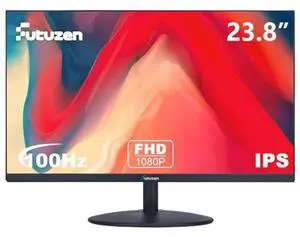 Futuzen Gaming Monitor 24 Inch PC Monitor IPS FHD 1080p 100Hz Refresh Rate Computer Monitors Low Blue Light Anti Glare Screen Wall mountable D-Sub HDMI & VGA Ports