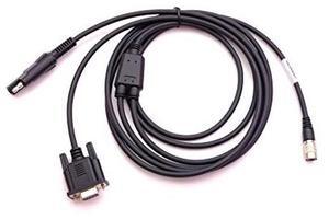 HHW 180cm Black Serial Male-to-Female Power Data Cable for Trimble Total Stations