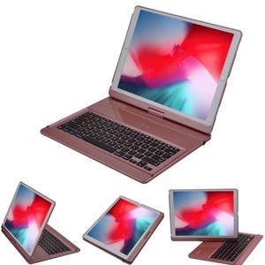LENRICH iPad pro 12.9 Keyboard case 2017 2nd 2015 1st Generation,360 Rotatable Wireless Keyboard Smart Folio 180 Swivel Stand Hard Shell Cover Auto Sleep/Wake up Rose Gold