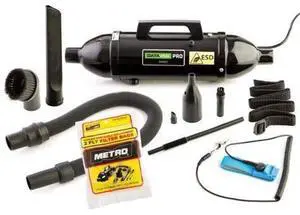 METROVAC DataVac(r) ESD Safe Pro Series MDV-1ESD, Compact Computer Vacuum & Blower for Electronics, Anti-Static, HEPA Filtration, and Durable