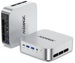 ACEMAGICIAN Mini Gaming PC AMD Ryzen 7 6800H Mini PC 16GB DDR5 512GB SSD Mini Computers (8C/16T, up to 4.7GHz), 4K Triple Display Mini Desktop Computers 3.2 Type-C/LAN 2.5G/BT5.2/WiFi 6/Dual Channel