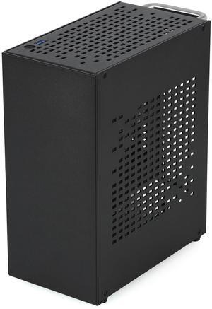 Goodisory A07 Black Aluminium Desktop Mini-ITX Computer Chassis with PCIE 4.0 Raiser