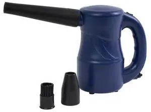 XPOWER A-2S Cyber Duster Electric Air Duster for Dusting, Drying, Inflating, Blowing, Car Detailing, Computer, Leaf Blowing, 90CFM, 2 Nozzles+1 Brush, High Performance Motor, Eco-Friendly, Navy Blue
