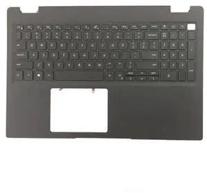 Replacement for Dell Latitude 3510 E3510 Laptop Upper Top Cover Case Palmrest Not-Backlit Keyboard Assembly Part 0JYG4Y JYG4Y Black