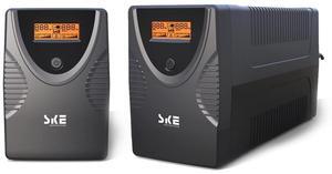 SKE UPS 425VA+625VA Battery Backup Power Supply Surge Protector 240W+360W Set Intelligent UPS with LCD Uninterruptible Power Supply