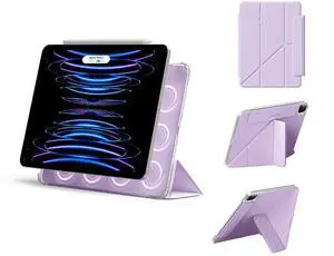 Magnetic Case Compatible with iPad Pro 11 Inch Case(2018/2020/2021/2022) 4th/3rd/2nd/1st, Slim & Lightweight Four-Corner Protective Folio Origami Style Cover,Can Landscape & Portrait