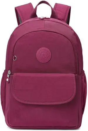 Vendra Moka Compact Hiking Nylon Waterproof Laptop Backpack Purse for Women and Men, Small Lightweight Travel Casual Outdoor Dayback
