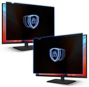 1 Pack 21.5" 16:9 and 1 Pack 23.8" 16:9 Computer Privacy Screen Filter for Widescreen Monitor and Laptop - Anti-Glare - Data Confidentiality Shield - Privacy Screens Bundle