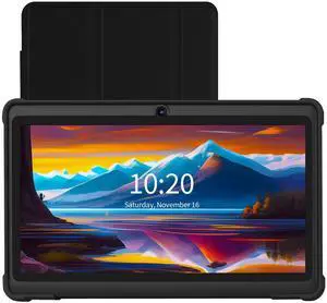 VOLENTEX 7 Inch Tablet, Quad Core Android 13 OS, 32GB ROM, WiFi 6, Bluetooth, Dual Camera, USB C Tablet PC, 7" Touch Screen IPS HD Display Android PAD