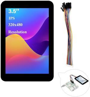 3.5inch Touch Screen Compatible with Raspberry Pi 5/4B/3B+/3B/Pi Zero/Zero W/Pi Zero 2W/Pico/Pico W/Pico 2/Pico 2W/ ESP32, 320x480 Resolution Capacitive Touch LCD IPS Display, I2C SPI Interface