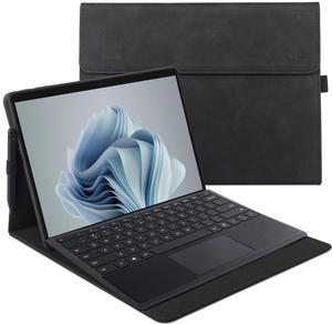 xisiciao Protective Case for Microsoft Surface Pro 9/10/ 11th Edition AI PC 2024 13" Shell Compatible with Keyboard Cover Ultral Thin & Light Heat Dissipation Design (Black)