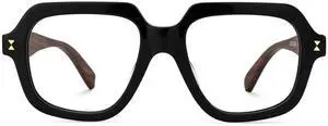 Zeelool Glasses Frame for Women Men, Fashion EyeGlasses Eyewear with Non-prescription Clear Lens & Spring Hinges Faubion ZJGX848395-01