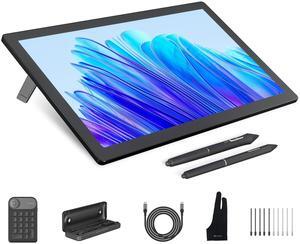 HUION KAMVAS Pro 19 4K UHD Drawing Tablet with Touch Screen, 96% Adobe RGB Drawing Monitor with 1.07 Billion Colors, PenTech 4.0 Stylus PW600, 16384 Pen Pressure, Slim Pen, Keydial Mini, 18.4inch