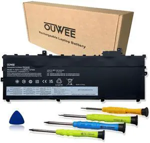 OUWEE 01AV430 Laptop Battery Compatible with Lenovo ThinkPad X1 Carbon 5th Gen/X1 Carbon 6th Gen Series Notebook SB10K97587 01AV431 SB10K97588 01AV494 01AV429 SB10K97586 11.52V 57Wh 4950mAh