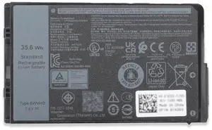 Dentsing 35.6Wh 6WVHD Laptop Battery Replacement for Dell Latitude 7230 Rugged Extreme Tablet T06H T06H001 Series Notebook FNW8F VDDJY 0VDDJY JM6CX 0JM6CX 451-BDDY 7.6V 4457mAh
