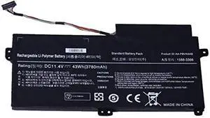 Binger New AA-PBVN3AB Replacement Laptop Battery Compatible With Samsung 5 Series 510R NP470 NP470R5E NP370R4E BA43-00358A(11.4V 43Wh 3780Wh)