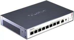 XikeStor L3 Managed 8 Port 10G Ethernet Switch, 10Gb Network Switch with 8X RJ45 Ports, DHCP/OSPF/BGP/RIP/VLAN/ACL/LACP/ARP/IGMP Supported, Built-in Smart Fan, Desktop/Wall-Mount