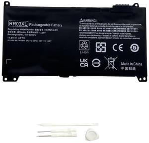 HCSK RR03XL Laptop Battery Compatable with Hp ProBook 430 440 450 455 470 G4, 440 450 470 G5, MT20 Series HSTNN-PB6W HSTNN-LB7I HSTNN-LB71 851477-421 851477-541 851610-850 851610-855 11.4V 48Wh