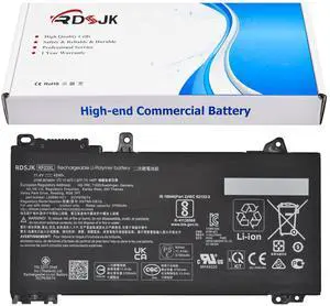 RF03XL Laptop Battery for HP ProBook 430 440 445 450 455 455R G6/G7 ZHAN 66 Pro13 14 15 G2 G3 Series RF03045XL RE03XL HSTNN-OB1Q HSTNN-DB9A HSTNN-UB7R L83685-AC1 L32656-005 11.4V 45Wh