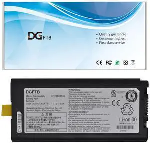 DGFTB CF-VZSU29U CF-VZSU29A CF-VZSU29AS CF-VZSU29R CF-VZSU29ASU CF-VZSU29AU CF-VZSU65U Laptop Battery for Panasonic Toughbook Series CF-29 CF-30 CF-51 CF-52 (11.1V 6600mAh/7800mAh)