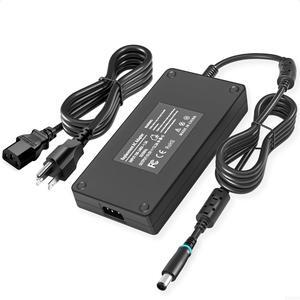 240W Laptop Charger for Dell Alienware M15 M17 R2 R3 R4 R5 R6 R7 M17X M18X M14X G3 G5 G7 Area-51m Precision 7710 7530 M6400 M6500 M6600 19.5V 12.3A Power Supply Cord
