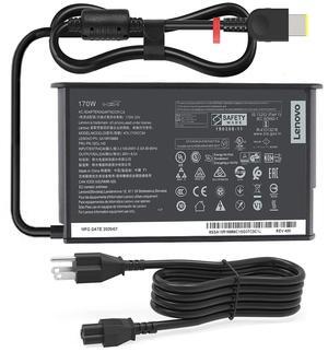 170W 20V 8.5A AC Adapter Fit for Lenovo ThinkPad P50 P51 P52 P53 P70 P71 P73 P15 P15v P15g P16 P16v P17 W540 W541 T540P T15g T15p P1 X1 ADL170NLC3A Laptop Power Supply Charger (fit for 170W)