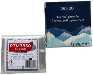 PTM7950 by CSGR & U6 PRO 20g Set - Ultimate Thermal Management for High-Performance Systems