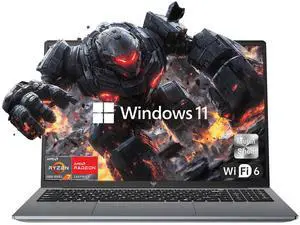 KAIGERR 2025 Laptop, Laptop with AMD Ryzen 7 5700U (8C/16T, Up to 4.3GHz), 16GB RAM 512GB NVMe SSD Laptop Computer, Radeon RX Vega 8 Graphics, 16.0-inch FHD Display, WiFi 6, 53Wh Battery, Backlit KB