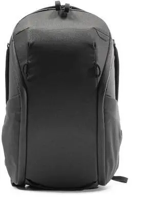 Peak Design Everyday Backpack Zip 15L, Black, 270-Degree Zip, Dual Side Pockets, FlexFold Dividers, Fits 15" Laptop, For Camera Carry, Daily Commutes or Travel, Versatile Backpack for Men and Women