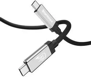 Starinnox 10Ft USB4 Thunderbolt 4 Cable [USB-IF Certified] - 40Gbps Data Transfer, 8K HD Display, 240W Fast Charging, Compatible with Thunderbolt 3/4, USB-C Devices (3m)