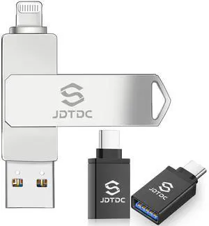 Genuine Apple MFi Certified iPhone USB Flash Drive 256GB - Real Capacity - No Fake Storage, Genuine Lightning, encrypted Auto Backup Photo Stick for iPhone iPad Photos/Videos - Avoid Fake MFi Clones!
