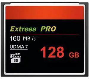 HSANYIUR 128GB UDMA Speed Up to 160MB/s,Original CF Card Camera Memory Card