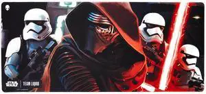 Star Wars Storm Trooper and Kylo Ren Gaming Mouse Pad, Computer Mouse Mat, Flat Stitched Edge, Non-Slip Rubber Base, Gamers & Office Use - Officially Licensed