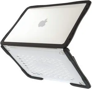 Air Hard Shell Case for MacBook Air 13 Inch M4, M3, M2, Student-Proof K-12 Clear Hard Case (1-Pack)