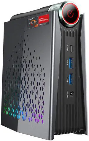 ACEMAGICIAN [Gaming PC Ryzen 7 5875U Mini PC(up to 4.5Ghz), 16GB DDR4 512GB NVME SSD Mini Desktop Computer, Mini Computers [WiFi6/BT5.2] [4K UHD/RGB Lights/3 Adjustable Mode PC Gaming