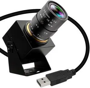IFWAETR 4K USB Camera 2.8-12mm 4X Optical Manual Lens 2160P OpenCV Webcam Close up Zoom in and Out Video Conference Camera Pug and Play for Jetson Nano Laptop Raspberry Pi and Mac OS