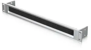 Ubiquiti UniFi Silver 1U Rack Mount Brush OCD Panel for 19" Network Rack or Server Cabinet (UACC-Rack-Panel-Brush-1U)