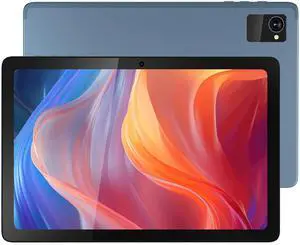 Tibuta 10.1" Android Tablet - Octa-Core CPU 4GB RAM 64GB ROM, 1280x800 IPS HD Touchscreen, 7000mAh Battery, Dual Camera, 512GB Expandable Storage, WiFi Tablet with GMS Certification (Gray-Blue)
